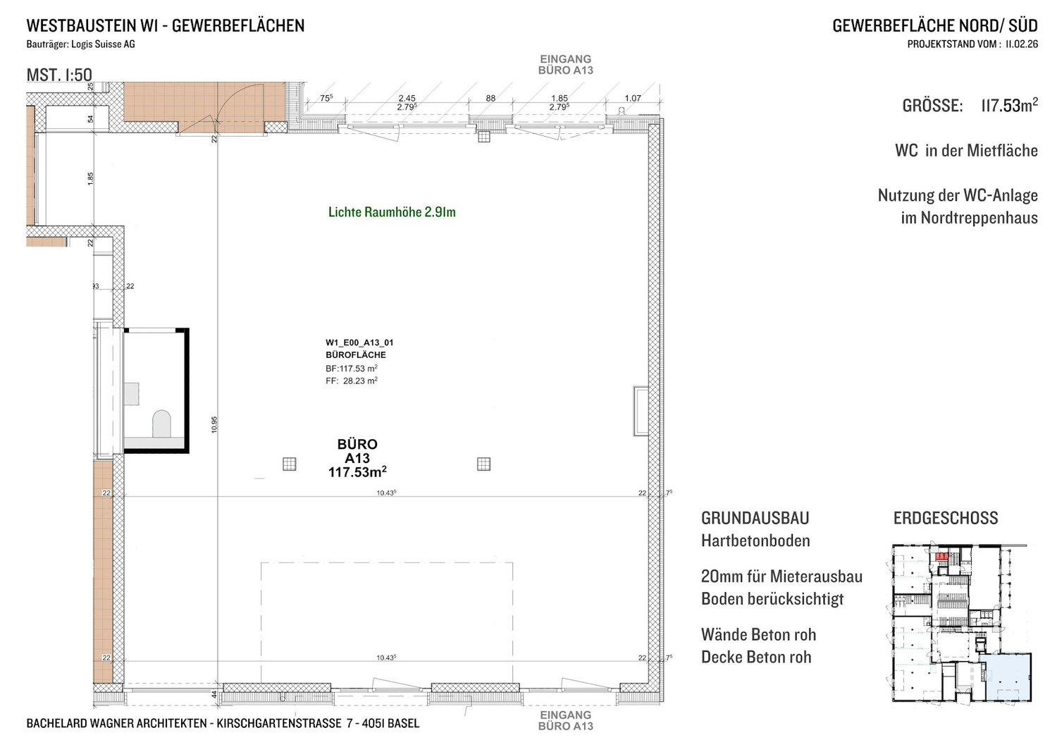 98m² commercial