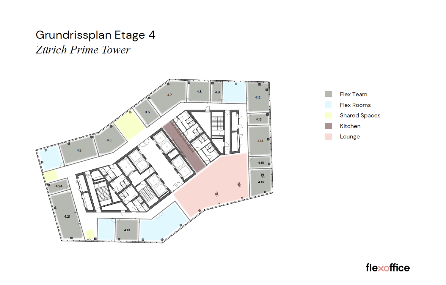 100m² office