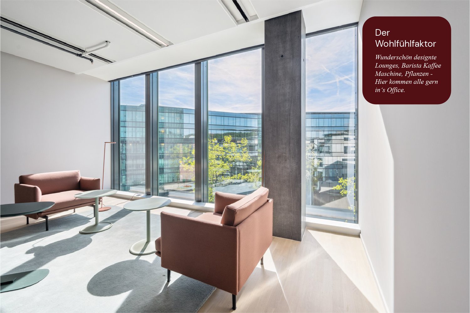 100m² office