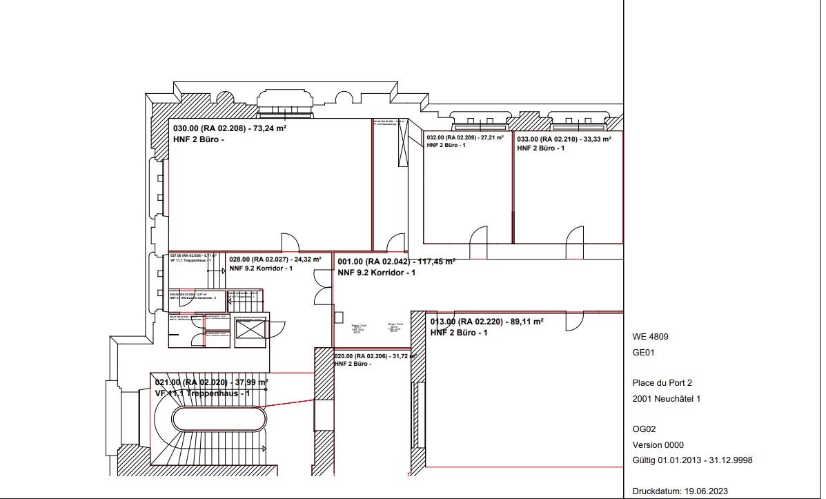 73m² Büro