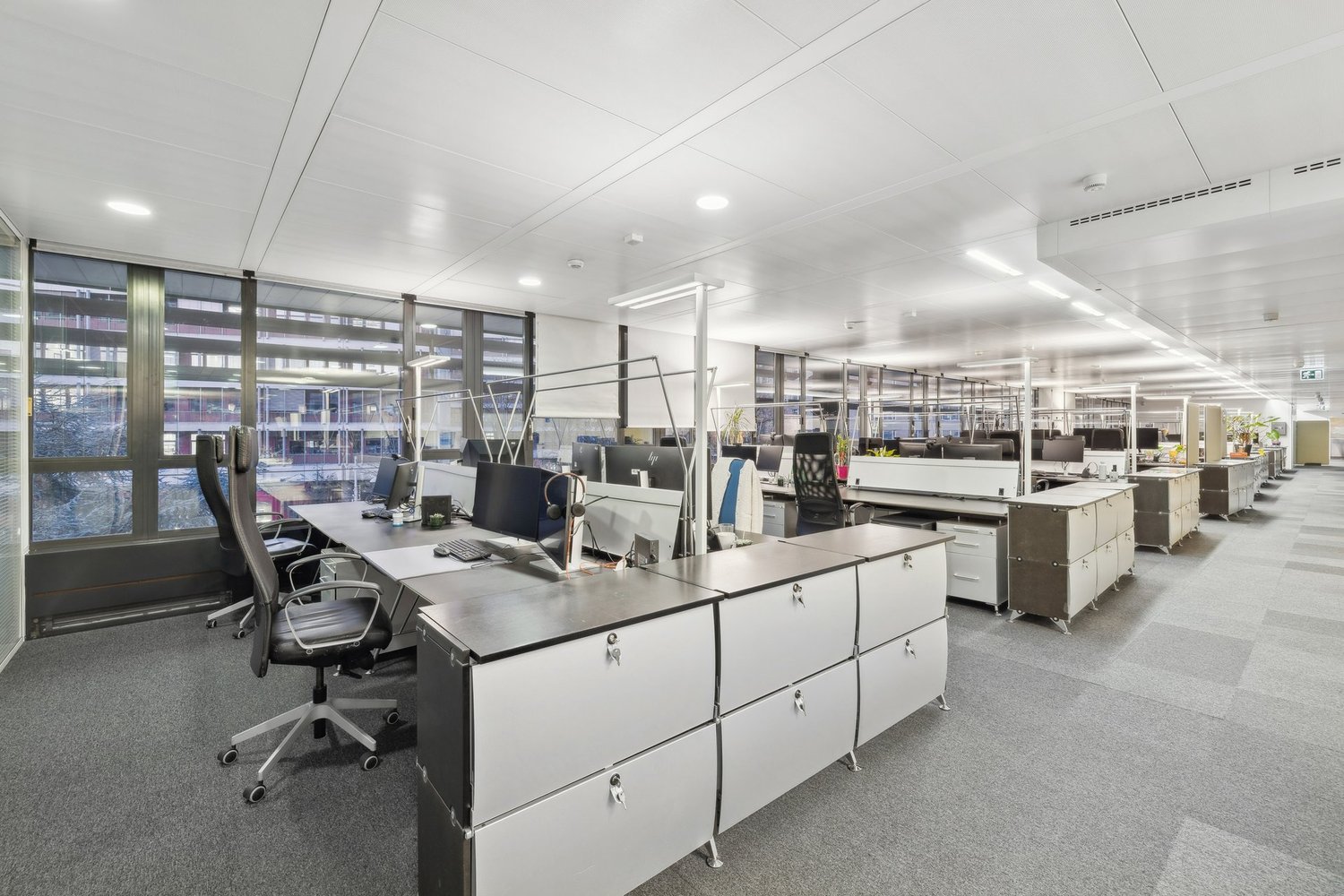 1250m² office